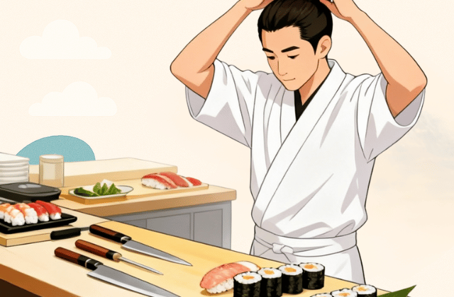 寿司職人が髪型で意識すべきポイント